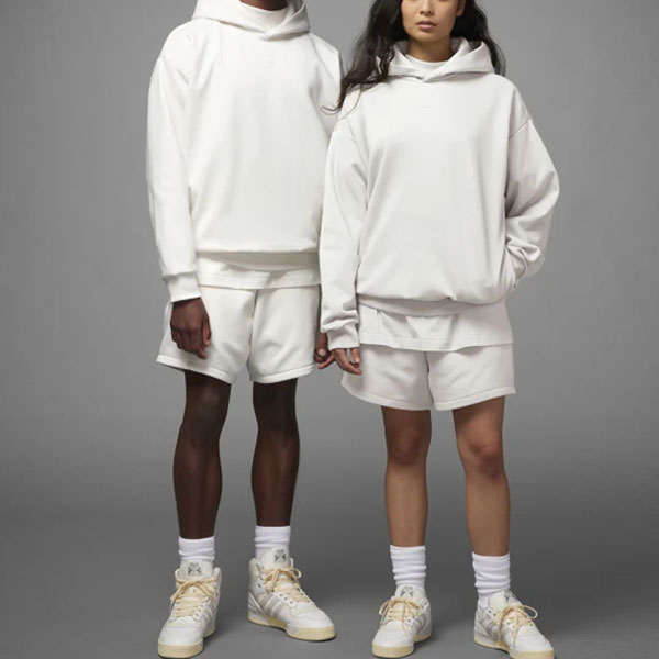 adidas International Logo Print Pullover Hoodie Unisex White IA3439-Overseas 圖 4