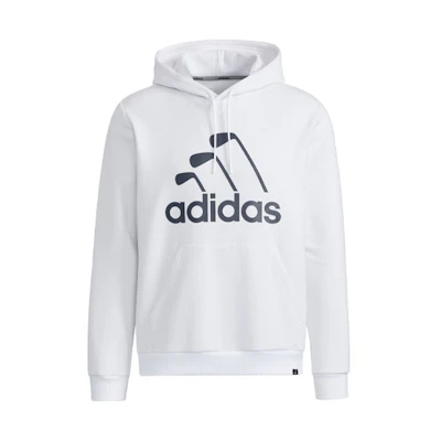 adidas Iron Logo Golf Hoodie White Pullover HA1328