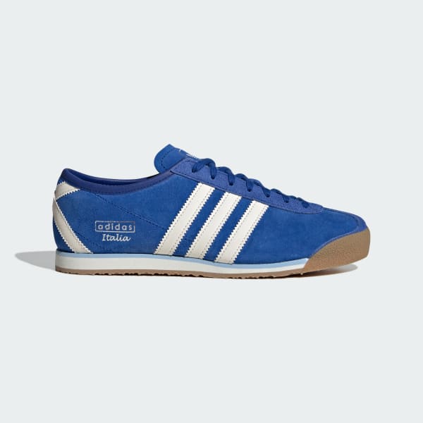 Adidas Italia 70s Vintage Sneakers Royal Blue/Cream White/Silver Metallic JQ6930