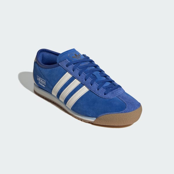 Shop Adidas Italia 70s Vintage Sneakers Royal Blue/Cream White/Silver Metallic JQ6930