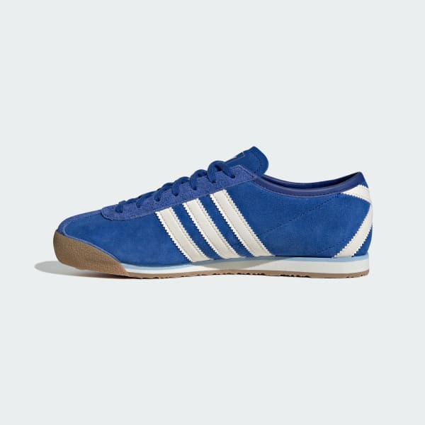 Details for Adidas Italia 70s Vintage Sneakers Royal Blue/Cream White/Silver Metallic JQ6930