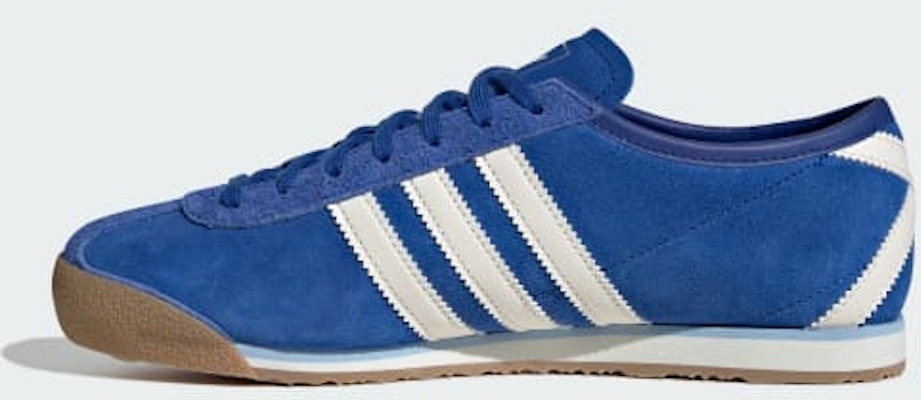 Adidas Italia 70s Vintage Sneakers Royal Blue/Cream White/Silver Metallic JQ6930 Details for Adidas Italia 70s Vintage Sneakers Royal Blue/Cream White/Silver Metallic JQ6930