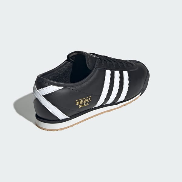 Sizing 阿迪达斯意大利70年代复古运动鞋 黑色/白色/黄棕色 JS1324