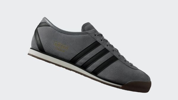 Order Adidas Italian 70s Retro Sneakers Kelabu/Hitam/Putih Core JS1341