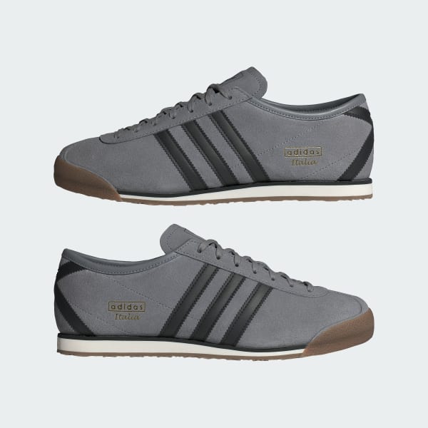Cheap Adidas Italian 70s Retro Sneakers Kelabu/Hitam/Putih Core JS1341