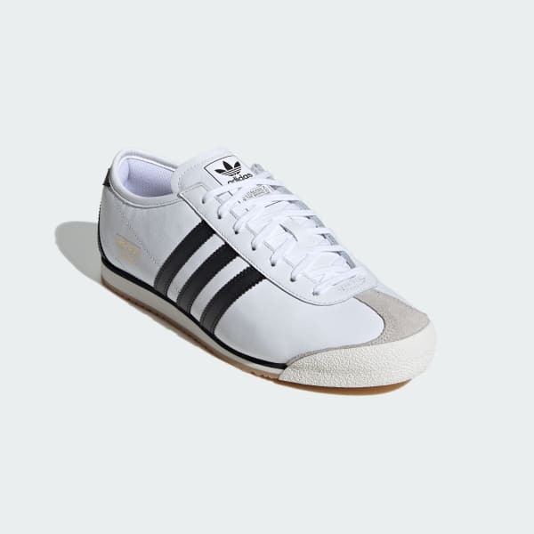 Shop Adidas 義大利70年代復古運動鞋 雲白/核心黑/灰色 1 JS1323