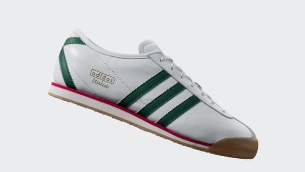 Lookbook Adidas Retro Italia 70s Zapatillas Blanco/Verde Colegial/Goma JS1325