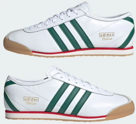 Adidas Retro Italia 70s Zapatillas Blanco/Verde Colegial/Goma JS1325 1