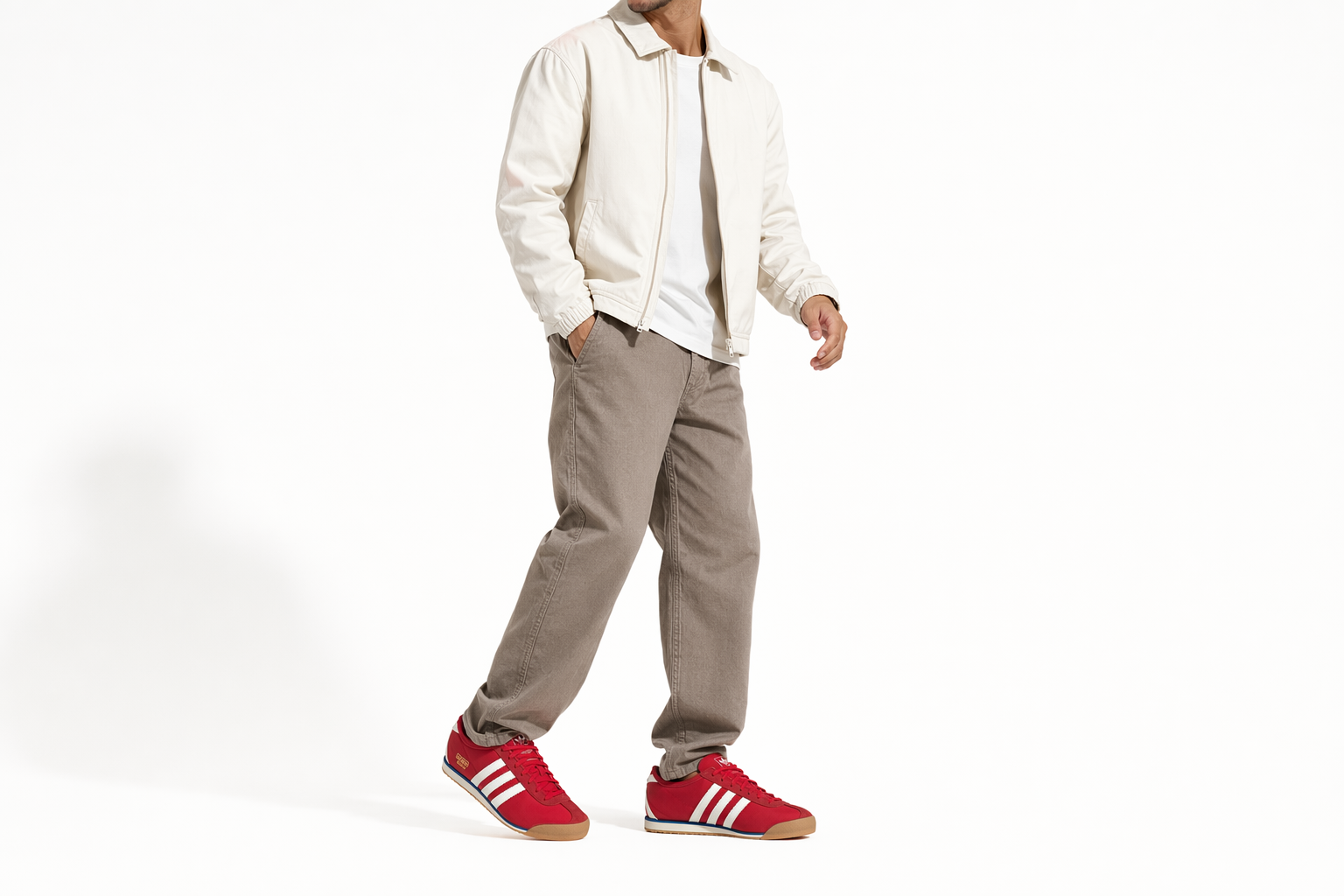 Order Adidas 意大利70年代復古紅白膠底運動鞋 IH9107