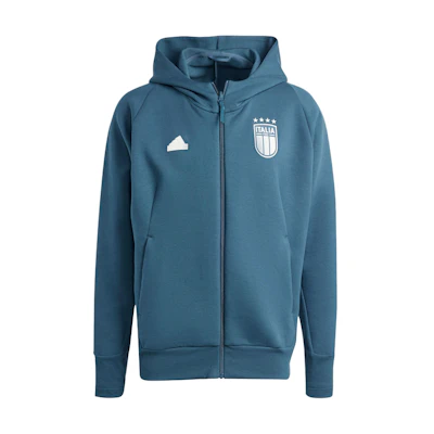 adidas Italy Soccer Hoodie - Polar Blue IU2118