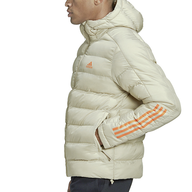 adidas Itavic Winter Hooded Jacket in Khaki GE6101 圖 6