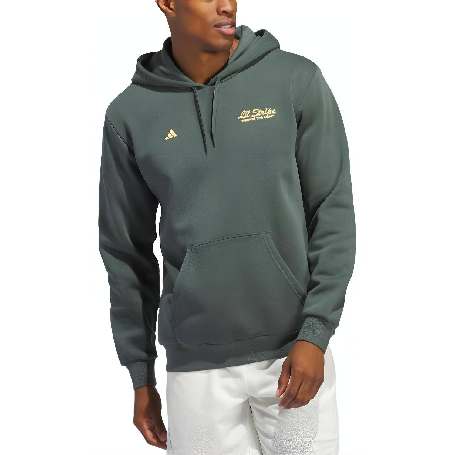 adidas Ivy Green Basketball Print Hoodie IN6386