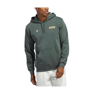 adidas Ivy Green Basketball Print Hoodie IN6386