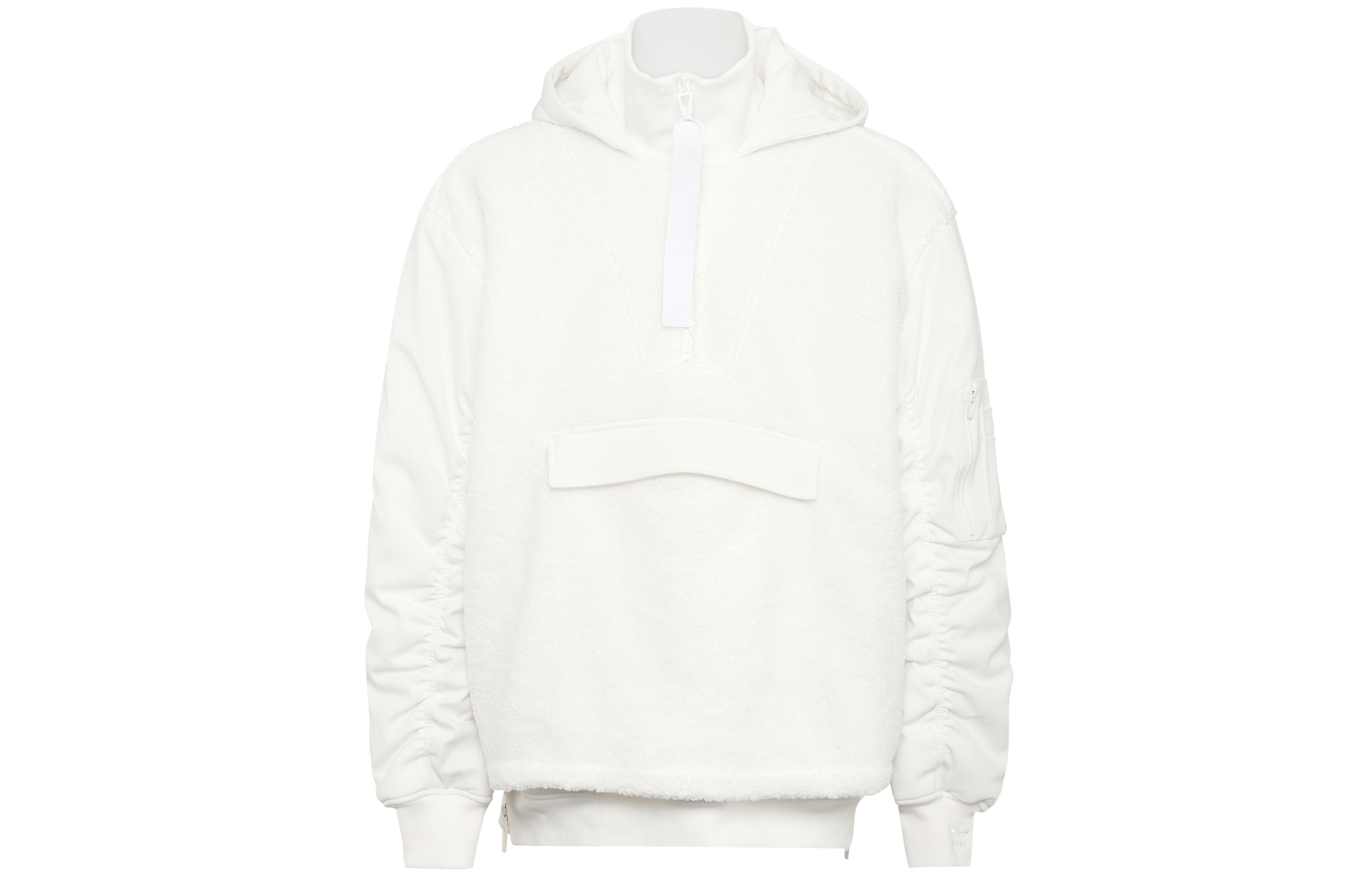 adidas IVY PARK Icy Park Half-Zip Hoodie White Unisex Jacket H18974