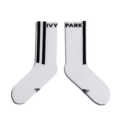 Ivy Park Logo Socks (3 Pair) White/Black/Black