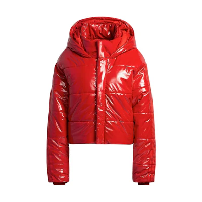 adidas IVY PARK Red Zip-Up Hoodie Jacket Unisex Casual Comfort HH7244