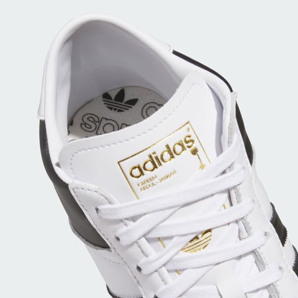 Cheap adidas Jabbar Hi Baskets Blanc/Noir/Blanc Cassé JS2156
