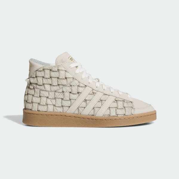 (Women) Adidas Jabbar Hi Shoes High-top Sneakers Off White/Cream White/Shadow Brown JS0799