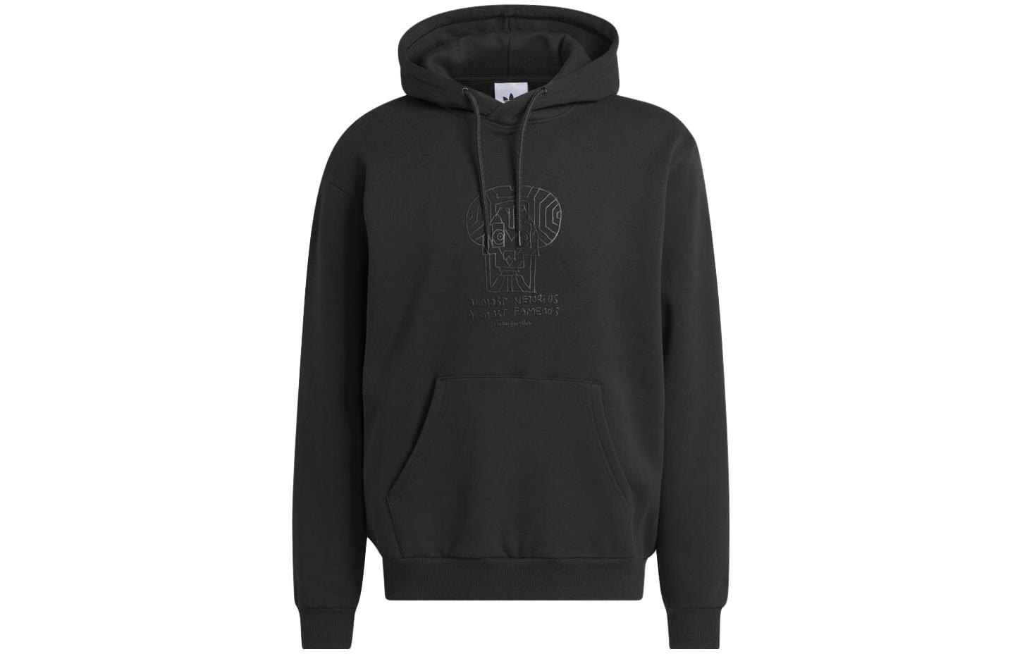 adidas Japan Edition Black Pullover Hoodie Long Sleeve II5959-JAPAN