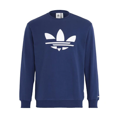 adidas Japan Edition Navy Crewneck Sweatshirt with Logo Print H37734-JAPAN