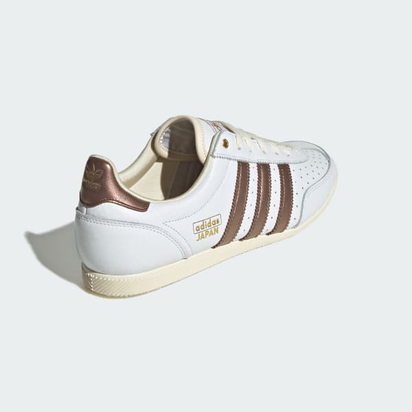 Purchase (W) Adidas Jepang Eksklusif Sneakers Putih/Akik Coklat/Putih Krim JQ9025