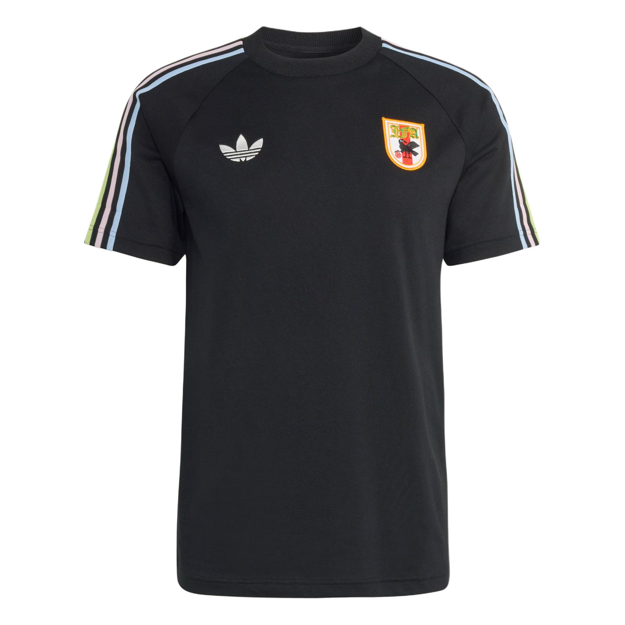 adidas Japan Retro Soccer Slim Fit Stripe Knit Crewneck T-Shirt KA1521