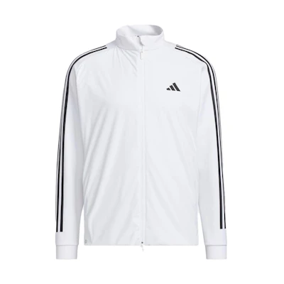 adidas Japan Retro White Track Jacket with Side Stripes and Zip-Up Design HT6855-JAPAN