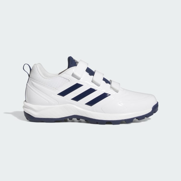 adidas Japan Trainer AC Baseball Cleats Cloud White/Silver Metallic/Team Navy Blue 2 GW1929
