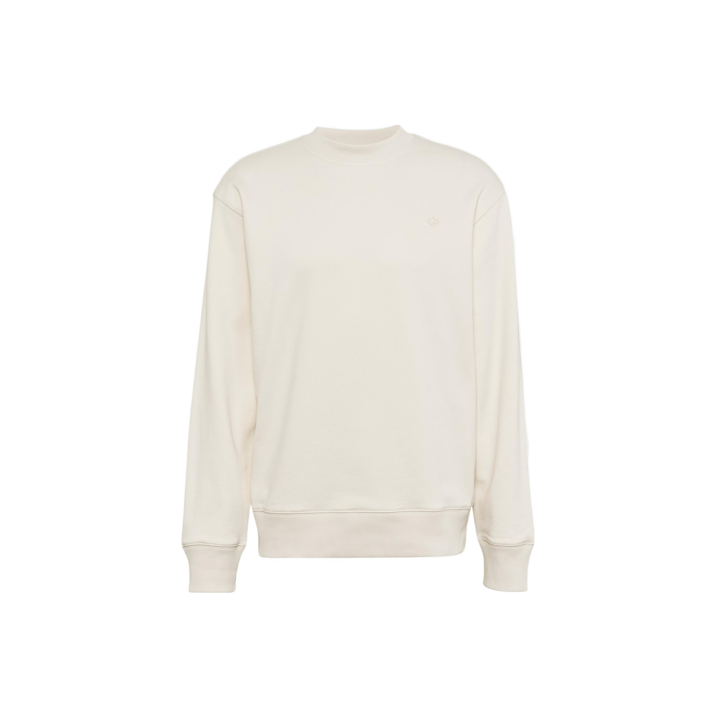 adidas Japan Unisex Loose Fit Crewneck Long Sleeve Sweatshirt White HK2939-JAPAN