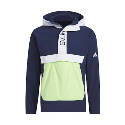 adidas Japanese Colorblock Letter Print Hooded Pullover Jacket Blue - HY0976-JAPAN