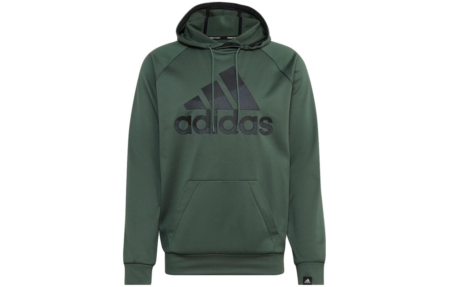 adidas Japanese Green Hoodie with Logo Print Pullover Design HK9830-JAPAN