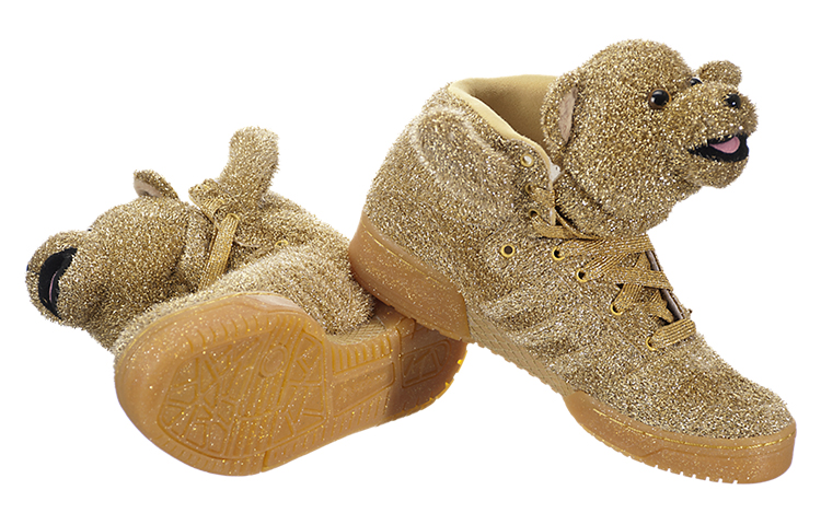 Shop Adidas Jeremy Scott 熊娃鞋 '金蔥' G96188