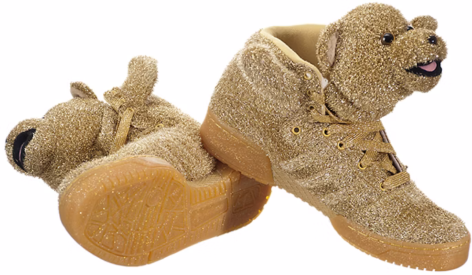 adidas Jeremy Scott Bear 'Tinsel' Emas G96188 Shop adidas Jeremy Scott Bear 'Tinsel' Emas G96188