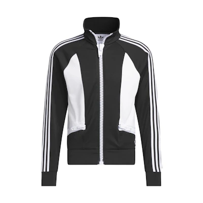 adidas Jeremy Scott Colorblock 3-Stripes Zip-Up Sweatshirt Men Black HY1810