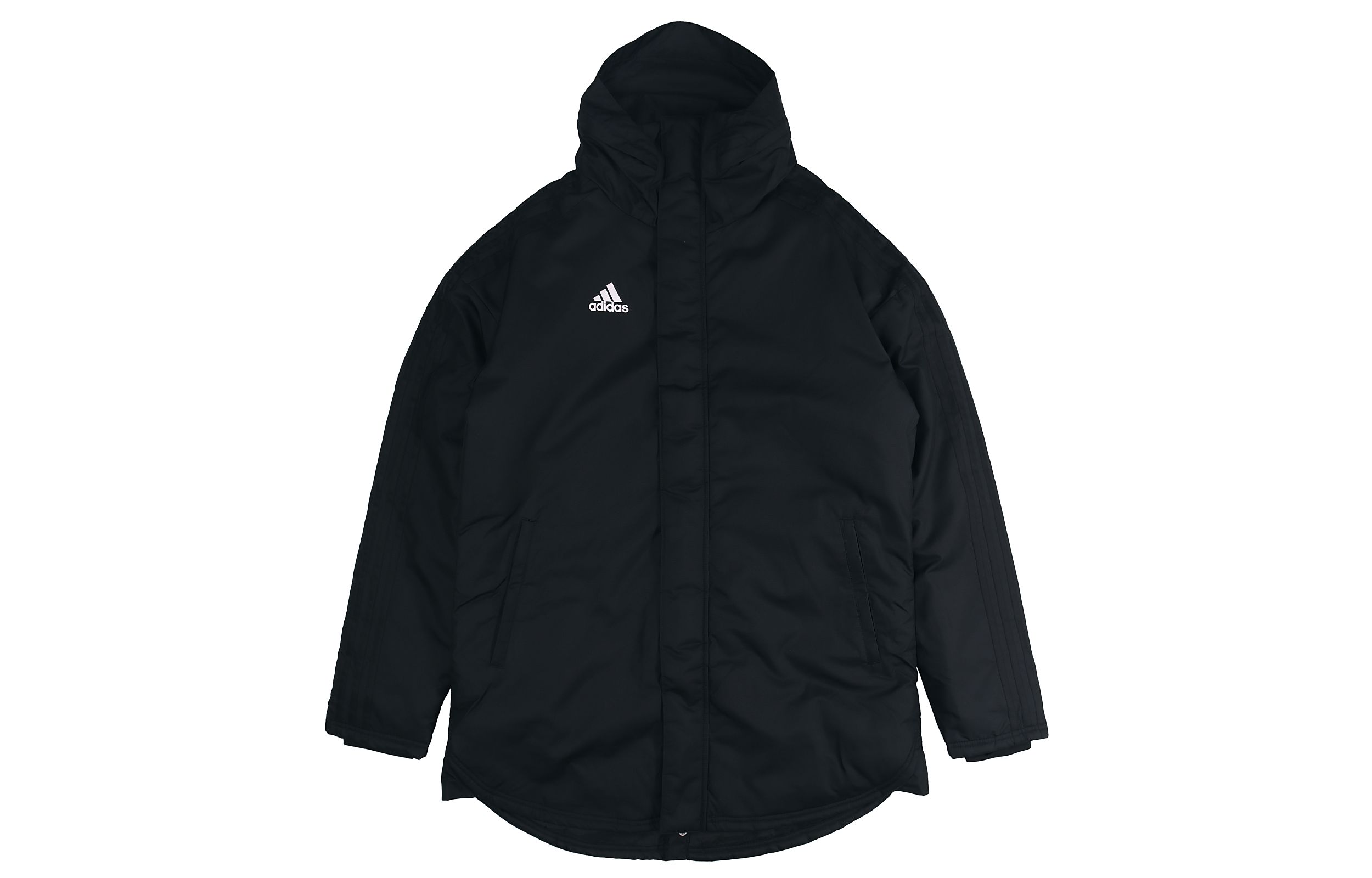 Order adidas Jkt18 Std Parka Black Winter Zip-Up Puffer Jacket BQ6594