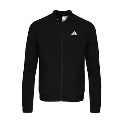 adidas JKT WV BOMB Black Woven Jacket - Casual Stylish Series CZ5916