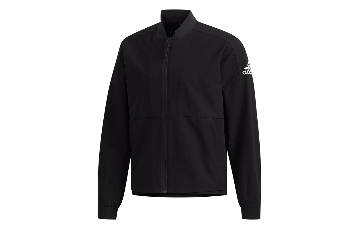 adidas JKT WV Light Black Bomber Jacket Casual Sportswear DZ1998