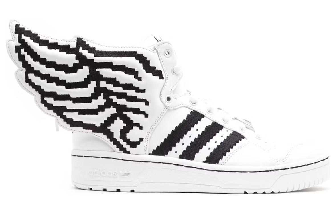 Order adidas originals JS Wings 2.0 舒適百搭 防滑耐磨 高筒 板鞋 男款 白色