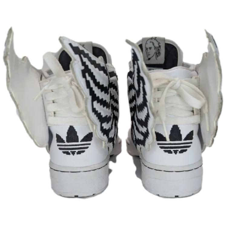 Shop adidas originals JS Wings 2.0 舒適百搭 防滑耐磨 高筒 板鞋 男款 白色