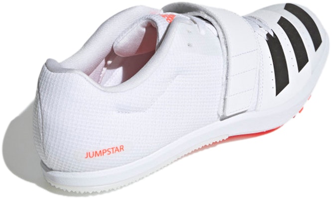 adidas Jumpstar Spikes 專業 耐磨緩震 低筒 跑步鞋 男款 白黑 Shop adidas Jumpstar Spikes 專業 耐磨緩震 低筒 跑步鞋 男款 白黑