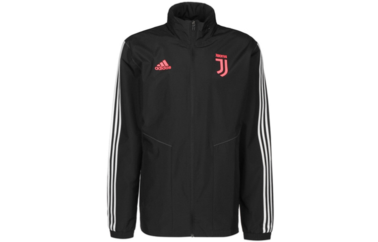 adidas JUVE AW JKT Juventus Retro Woven Jacket Black Soccer Style DX9134
