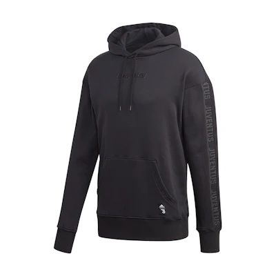 adidas JUVE SSP Hoodie Juventus Football Pullover Black FR4211