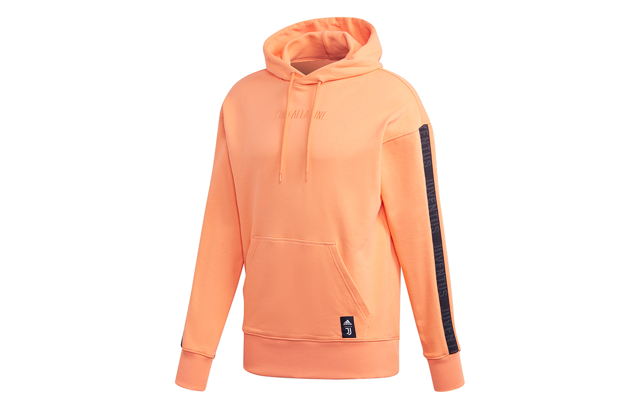 adidas JUVE SSP Hoodie Juventus Pullover - Orange Yellow FS7587
