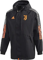 adidas JUVE Travel Jacket Juventus Football Hoodie Black FR4202 adidas JUVE Travel Jacket Juventus Football Hoodie Black FR4202