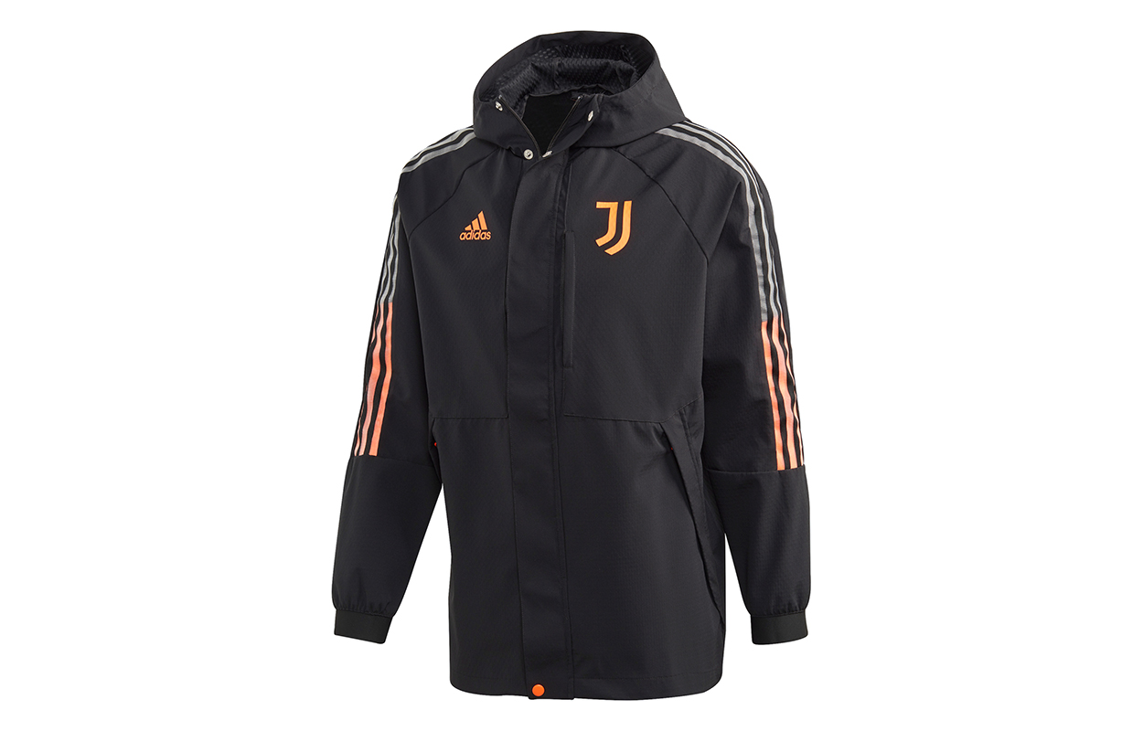 Order adidas JUVE Travel Jacket Juventus Football Hoodie Black  FR4202
