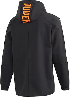 adidas JUVE Travel Jacket Juventus Football Hoodie Black FR4202 Lookbook adidas JUVE Travel Jacket Juventus Football Hoodie Black FR4202