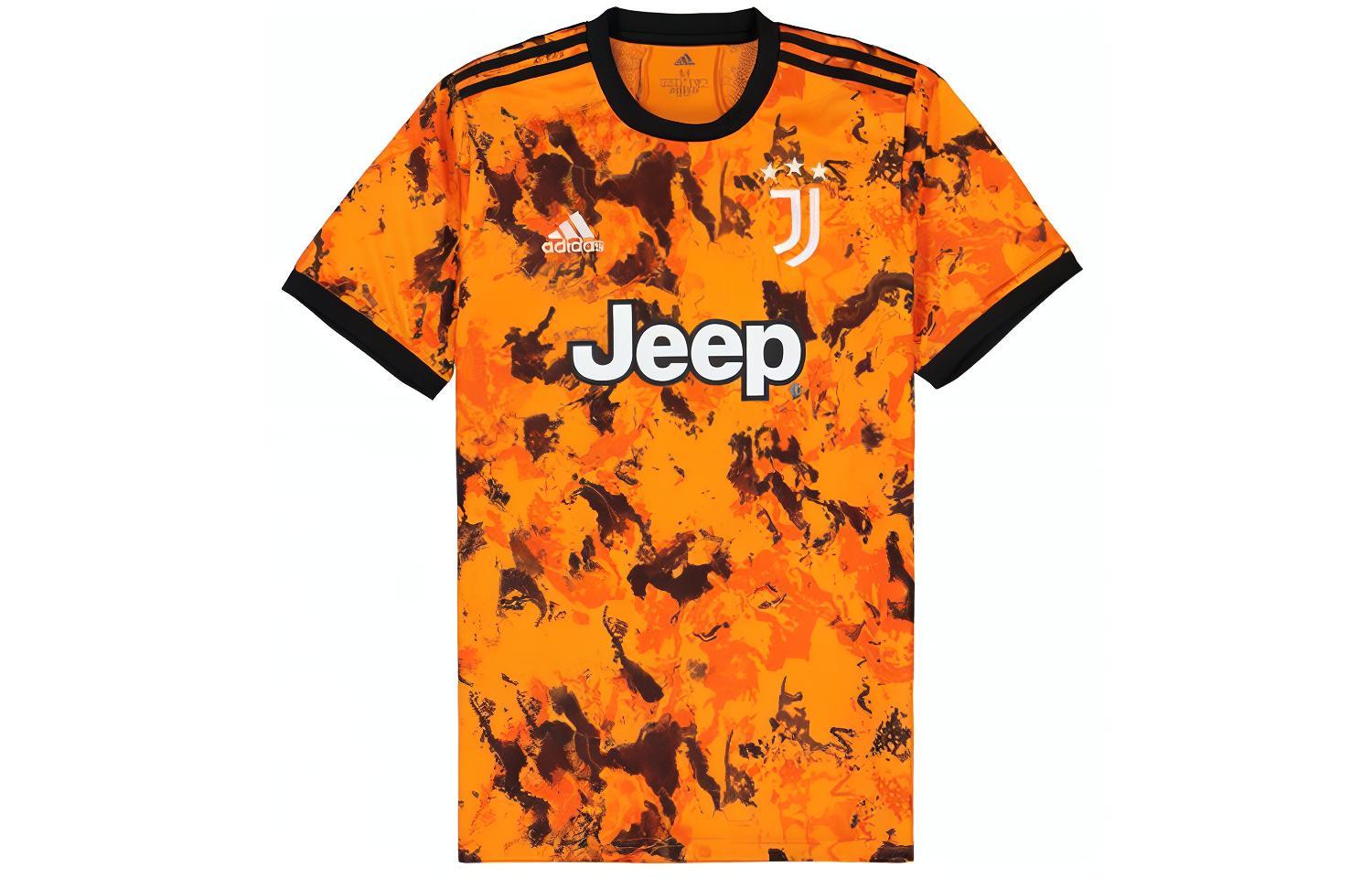adidas Juventus 20/21 Player Edition Away Jersey Orange Soccer Shirt GE4854