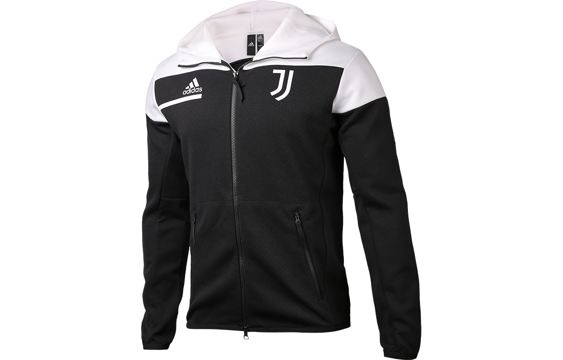 adidas Juventus 20/21 Season Black Football Jacket GN5452