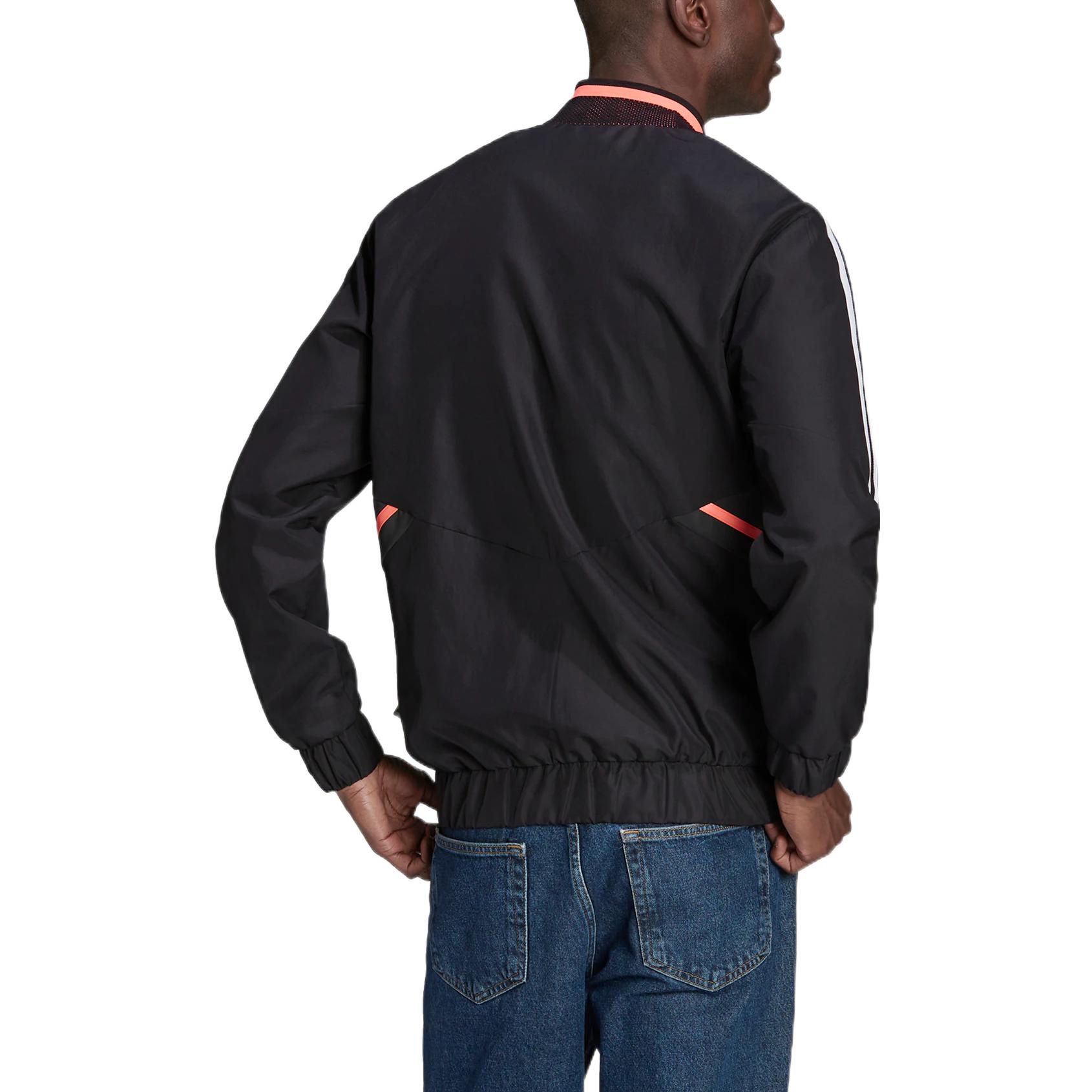 adidas Juventus 22/23 Striped Logo Track Jacket Black H67135 圖 4