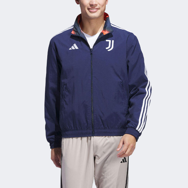 adidas Juventus 3-Stripes Reversible Retro Track Jacket Blue IP8794 圖 4
